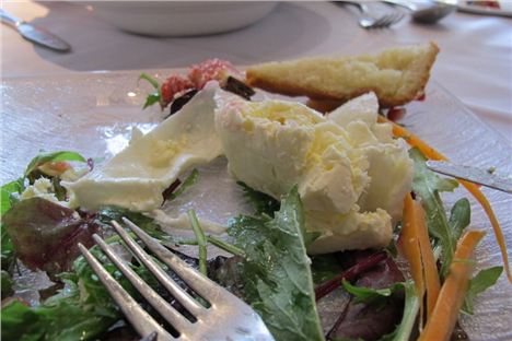 Interior Of Mozzarella Burrata