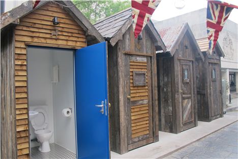 Hansel and Gretel's new toilets in the Forest of Spinningfields