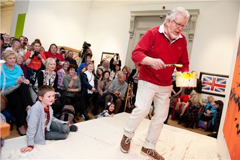 Rolf Harris at the Walker for Light Night