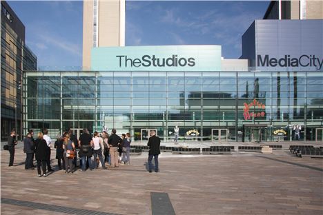 The square at MediaCityUk