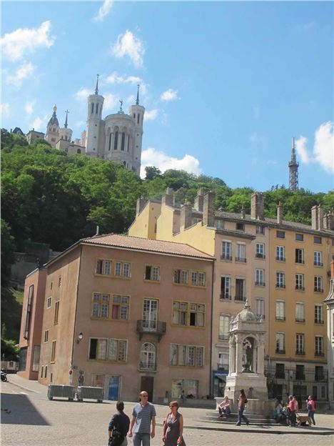 Looking Up At The Fourviere