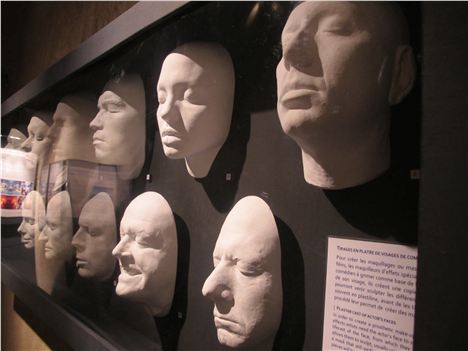 Model And Cinema Decor Museum 1 - Life Masks Of Stars