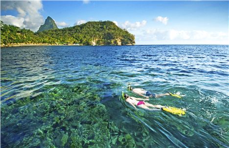 Snorkelling At Anse Chastanet