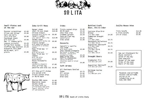 Solita menu