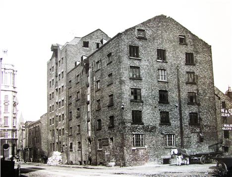 Old Warehouses Obscure The Three Graces