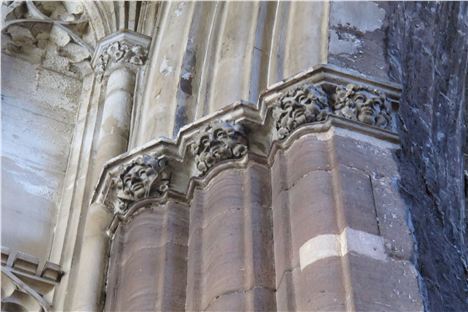 Green Men high in the Cathedral