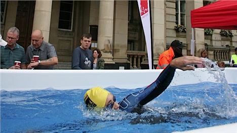 The endless pool at Triathlon Live