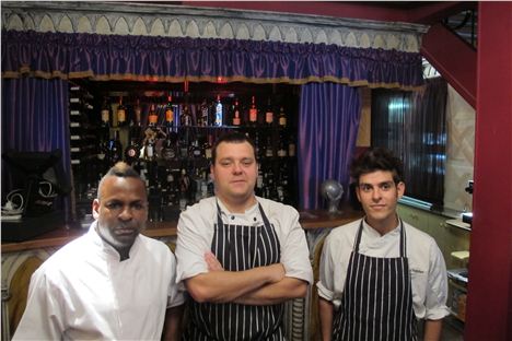 Chefs Marcus Humphrey, Michal Rybak and Johnny Mulyk