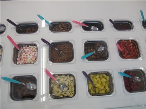 FroYo Berry toppings