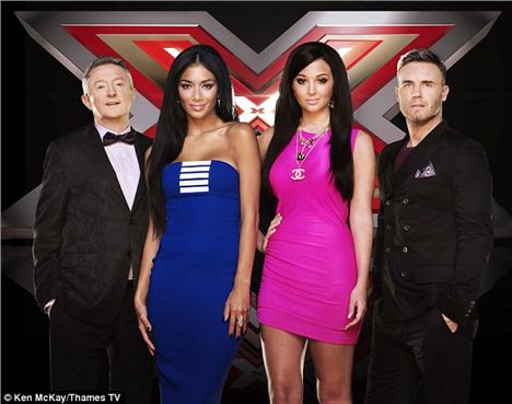 X Factor Judges 2012