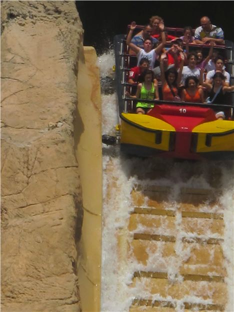 Ready For Splash Down At Terra Mitica