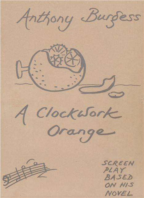 Screenplay for the film 'A Clockwork Orange'