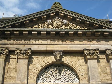 Mackie May Building - Thanks To Flickr And Vintage Lulu. Spot The Lovely Cornucopias Flanking The City Coat Of Arms