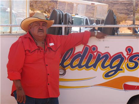 Our Monument Valley Driver, Navajo David