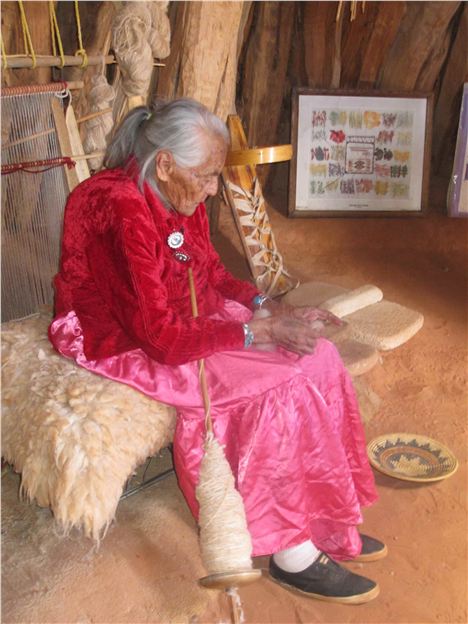 Navajo Weaver Susie Yazzie