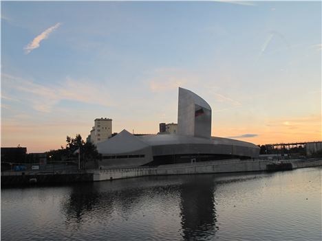 The Imperial War Museum North from The Lowry