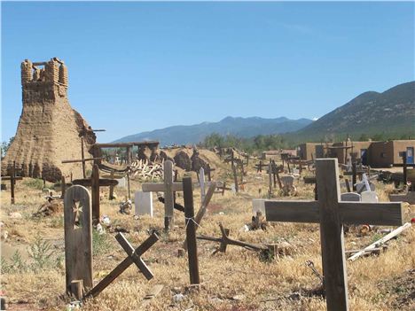 Taos Pueblo Graveyard