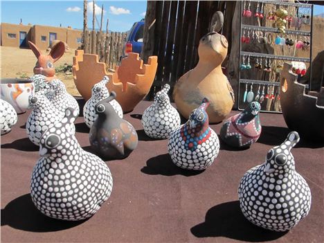 Taos Pueblo Ceramic Quails