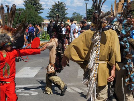 Young Warriors In The Taos Parade