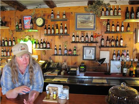 Barmaid At The Lees Ferry Lodge