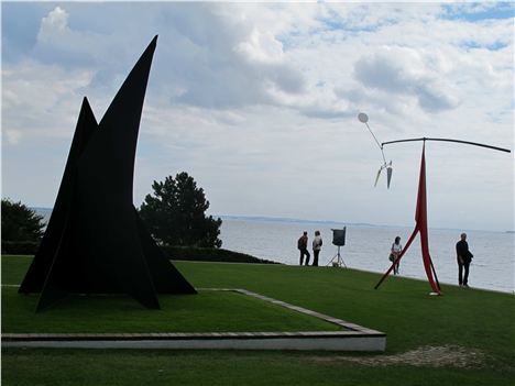 Sculpture Plus Sea At Louisiana