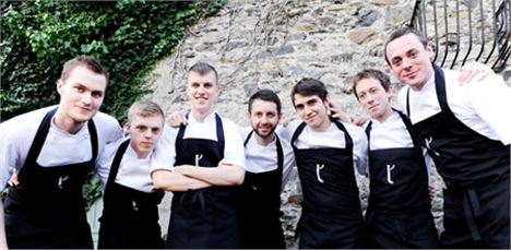 Staff at L'Enclume