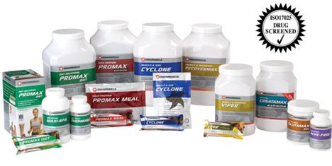 Maximuscle Product Range