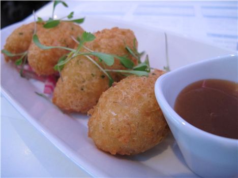 Harvey Nichols crab fritters