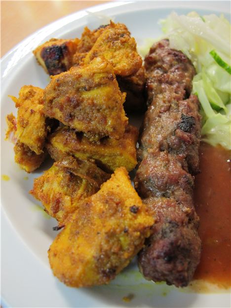 Chicken Tikka And Seekh Kebab