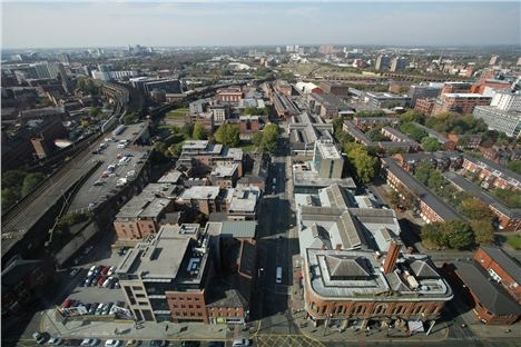 View down to Corrie