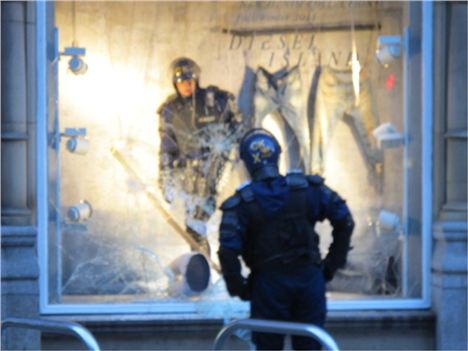 Police In Action During The August 2011 Riots