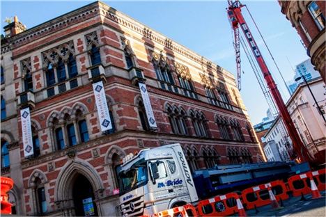 Memorial Hall, during this summer's building work