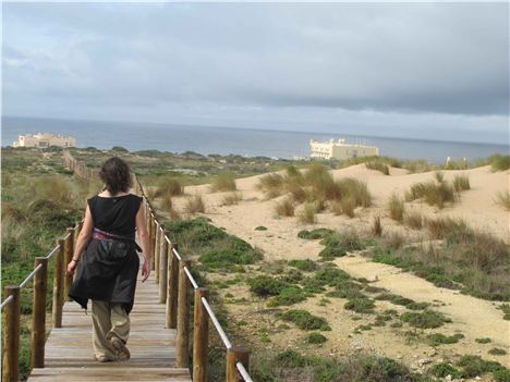 Down The Dunes Towards The Forttaleza