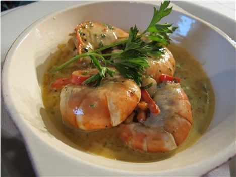 Aromatic prawns