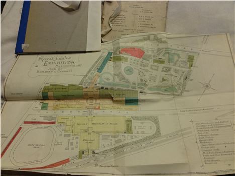 Plan of the Royal Jubilee Exhibition site