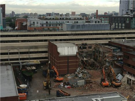 Bbc Oxford Road Demolition