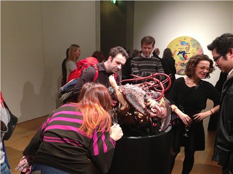 Aggressive seafood - people try to work out the unthinkable in Manchester Art Gallery