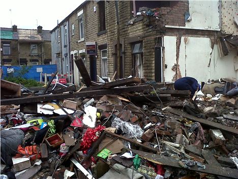 Buckley St after the explosion