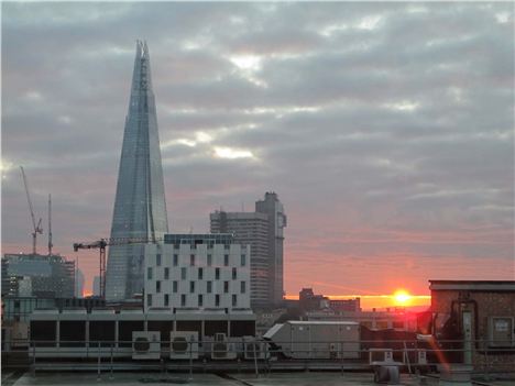 Sunrise With The Shard