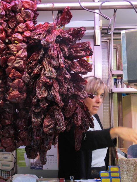 Dried Peppers, Central Market