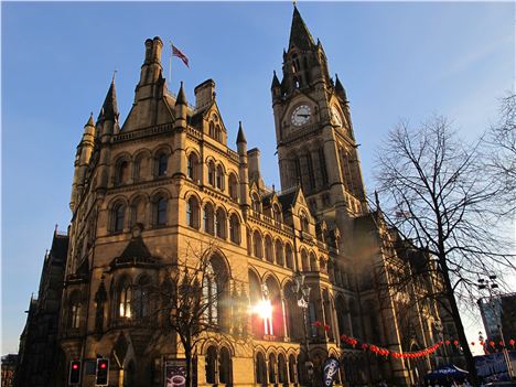 Day time delight at Manchester Town Hall