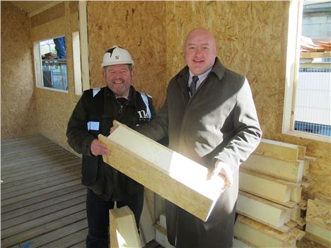 Mark Hopkins of Nikal and Anthony O'Connor of the Cathedral are feeling well-insulated