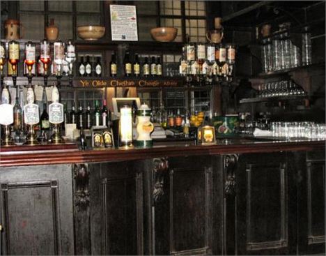 Olde Cheshire Cheese Interior