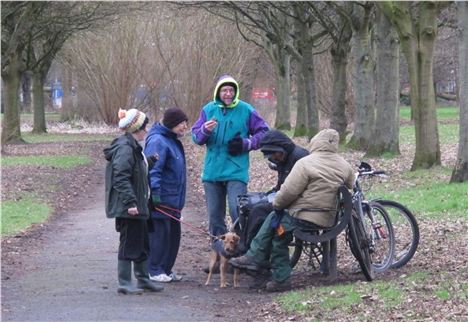 Park protesters keeping watch for the woodcutters