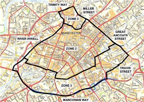 Existing zoning structure