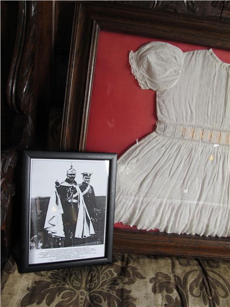 Winston Churchill's Christening Frock, Plus Him Later With The Kaiser