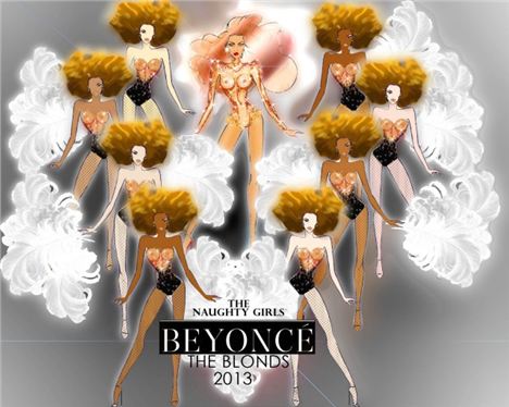 Beyonce Boob Costume Design - The Blonds