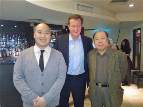 A very famous person and notable chef and a man called David Cameron