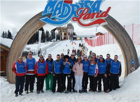 High Society . . . The Heroes With Tara P-T At The Madrisa Ski Area