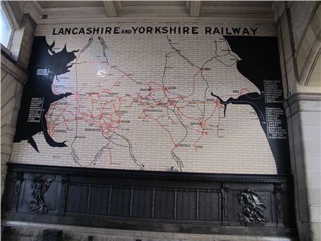 St George, St Michael and the routes of the former Lancashire and Yorkshire Railway Company